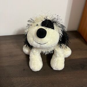 Webkinz Black and White Cheeky Dog plush